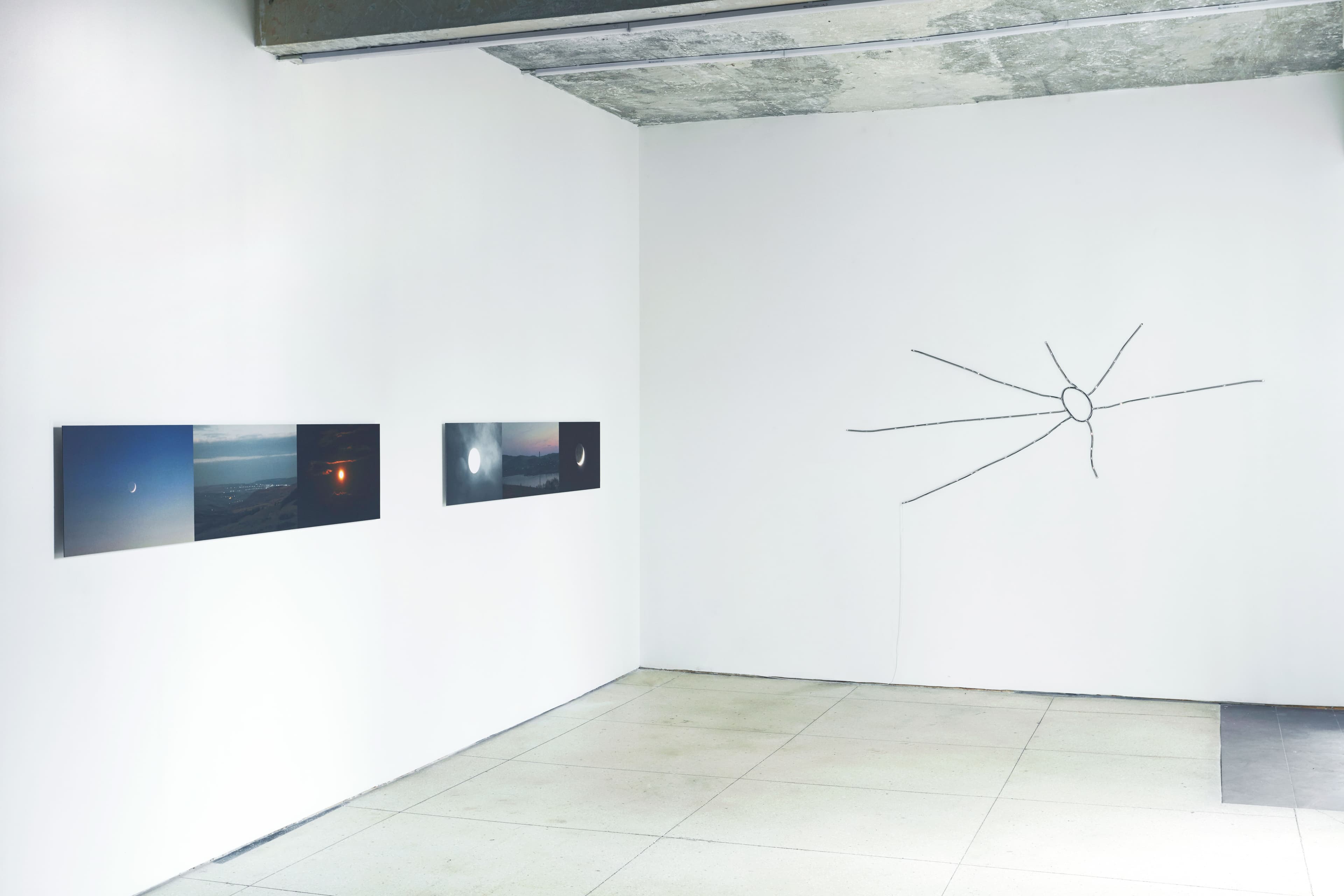 A glimpse, approximately 2022, exhibition view + by Matei Dumitriu