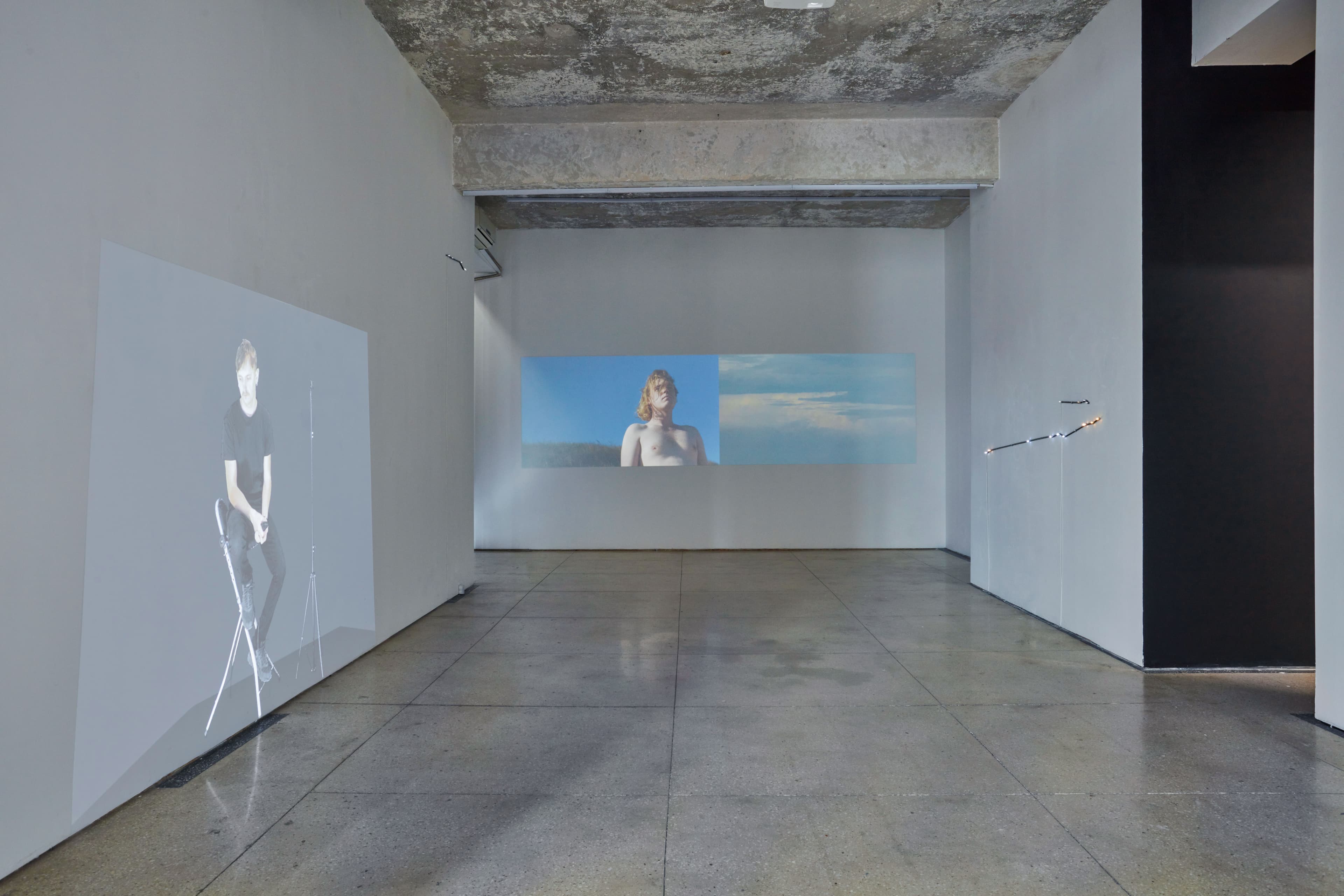 A glimpse, approximately 2022, exhibition view + by Matei Dumitriu