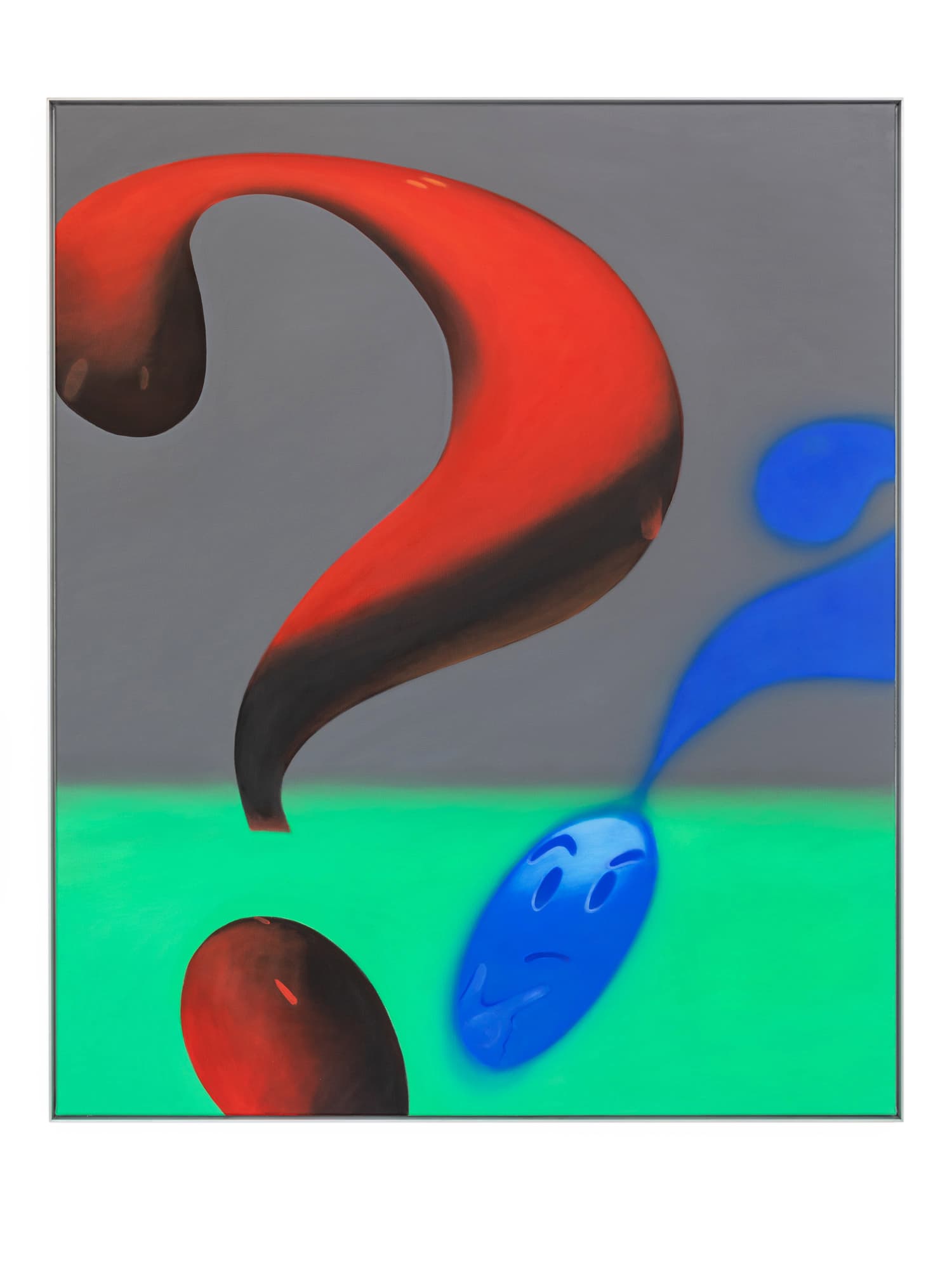 ?? 2024, oil on canvas, 150 x 125 cm (152 x 127 cm framed) + by Matei Dumitriu