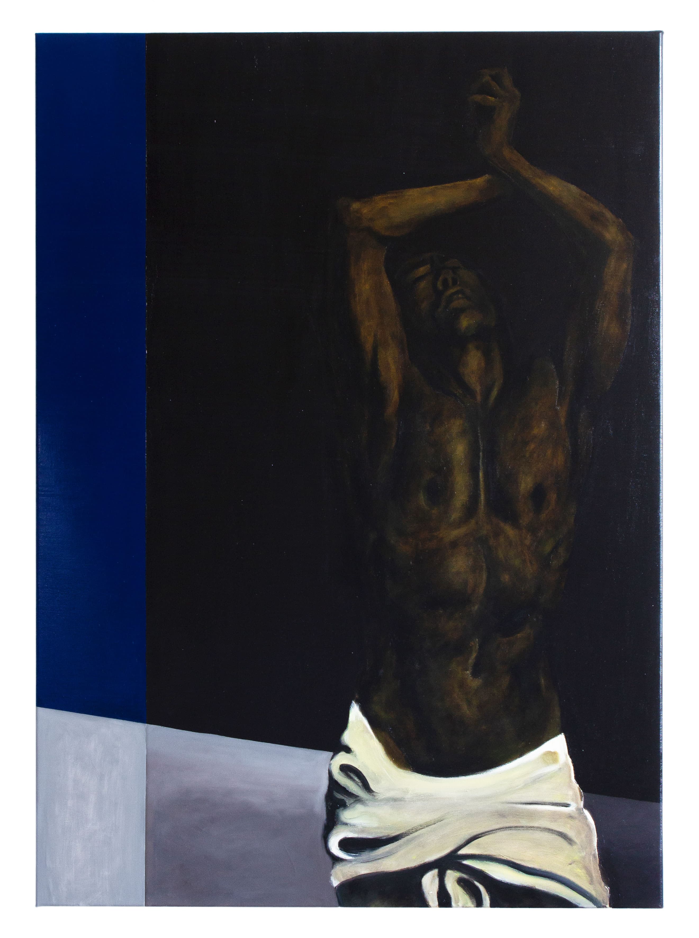 Painting for commercials (Angel X) 2025, oil on canvas, 125 x 90 cm by Matei Dumitriu