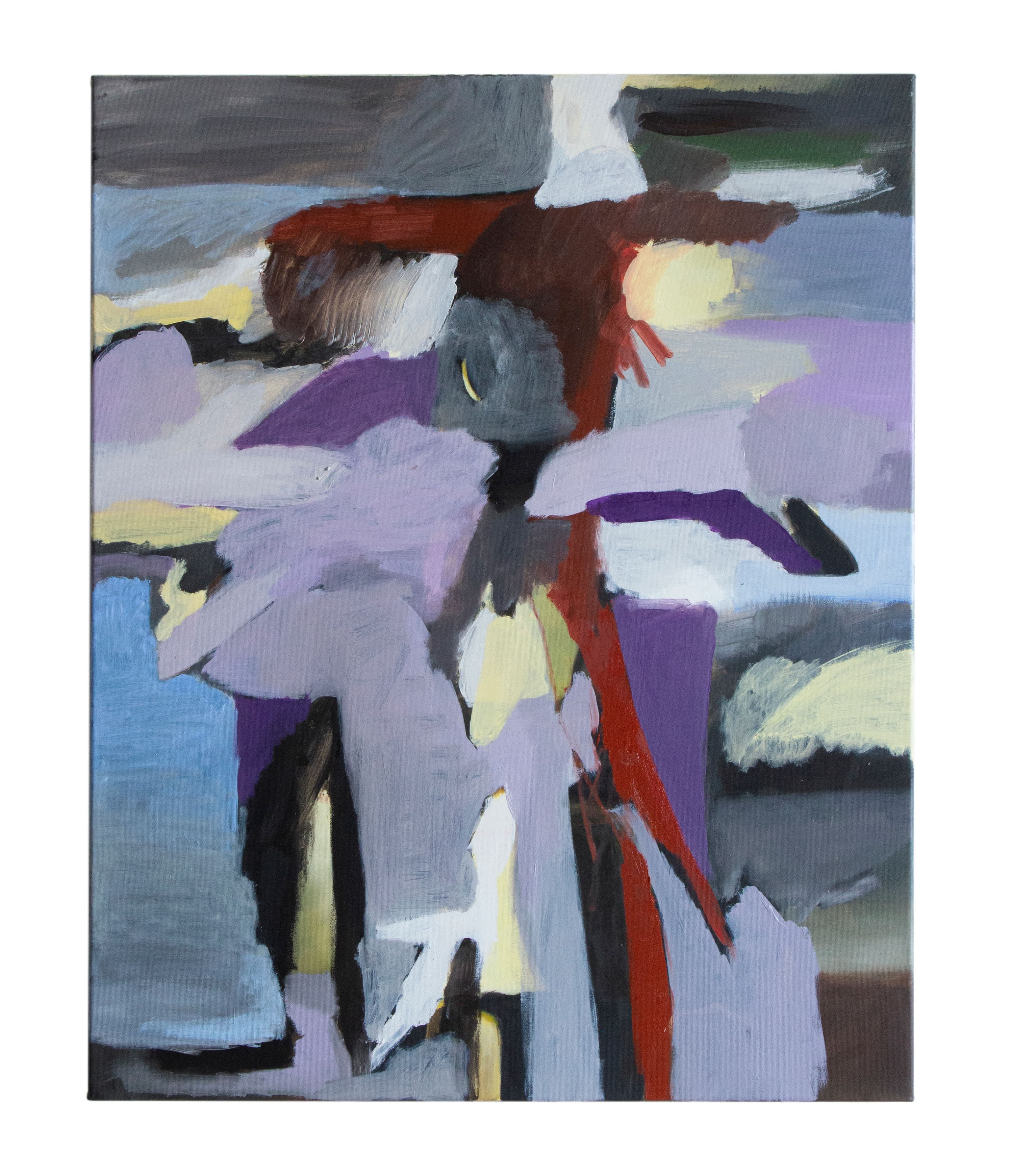 Nord landscape 2026, oil on canvas, 100 x 80 cm by Matei Dumitriu