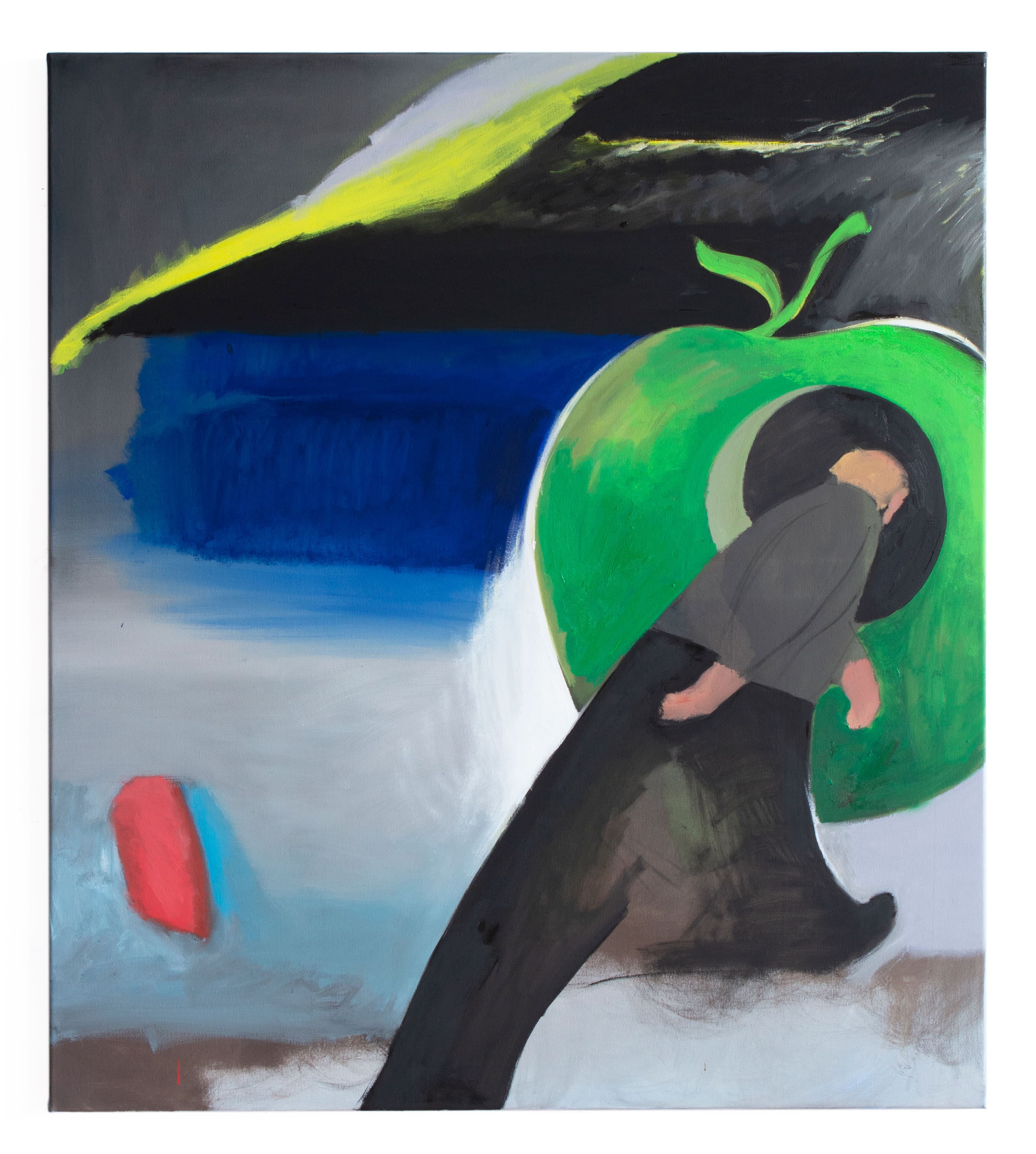 Habitat 2026, oil on canvas, 125 x 110 cm by Matei Dumitriu